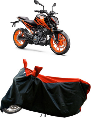 DeepShakshi AUTOMOTIVE Waterproof Two Wheeler Cover for KTM(200 Duke BS6, Red)