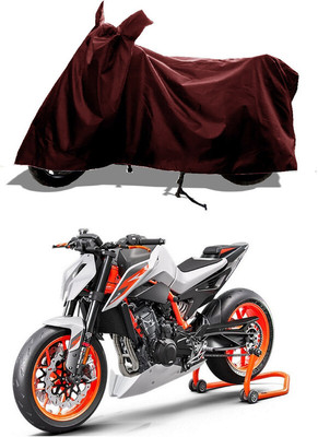 GROFATIK Two Wheeler Cover for KTM(890 Duke, Maroon)