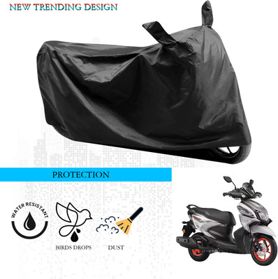 ANTHUB Waterproof Two Wheeler Cover for Yamaha(RayZR 125, Black)