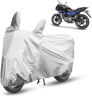 HMS Two Wheeler Cover for Bajaj(Pulsar 150 DTS-i, Silver)