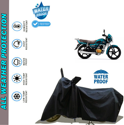 AutoGalaxy Waterproof Two Wheeler Cover for TVS(Radeon, Black)