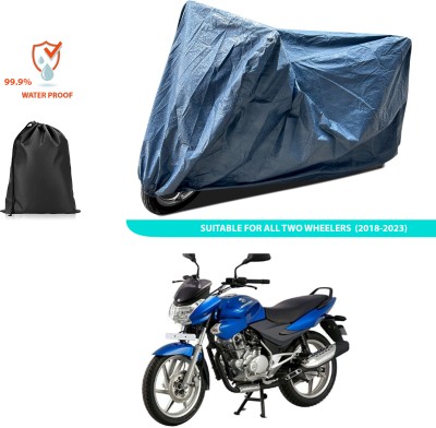 PAGORA Waterproof Two Wheeler Cover for Bajaj(Discover 135, Blue)