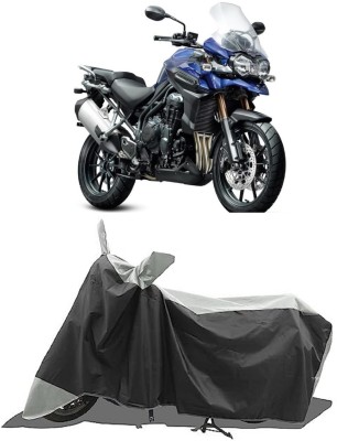 GROFATIK Two Wheeler Cover for Triumph(Tiger 800 XCA, Grey)