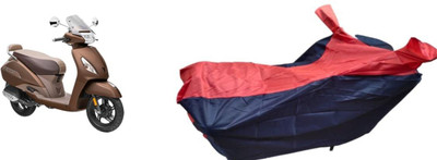 malti Two Wheeler Cover for TVS(Jupiter classic, Red, Blue)