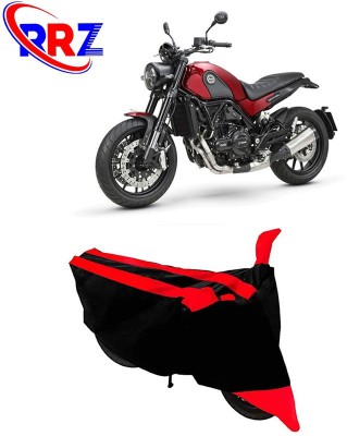 RRZ Waterproof Two Wheeler Cover for Benelli(Leoncino 250, Black, Red)