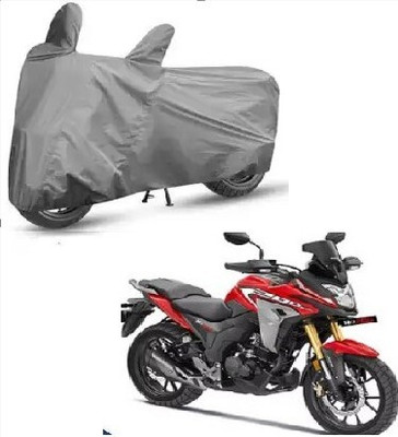 JVBRANGI Two Wheeler Cover for Honda(NXR 160, Grey)