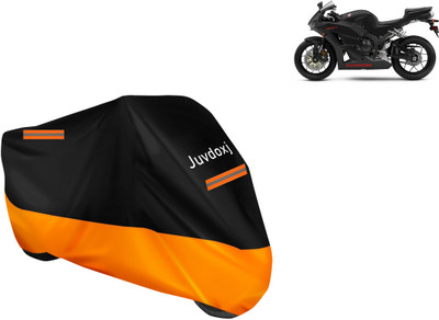 Juvdoxj Waterproof Two Wheeler Cover for Honda(CBR 600 RR, Orange)