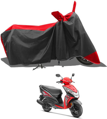 KEDIT Two Wheeler Cover for Honda(Red, Black)