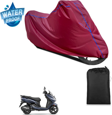 PAGORA Waterproof Two Wheeler Cover for Suzuki(Burgman Street 125, Maroon)