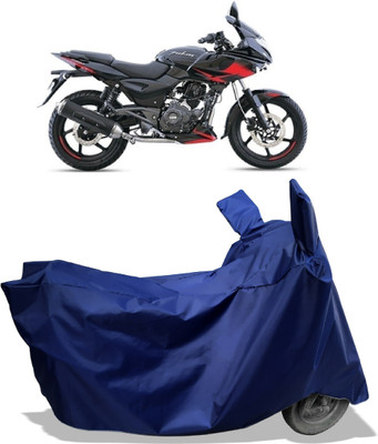 Amexride Two Wheeler Cover for Bajaj(Pulsar 220F, Blue)