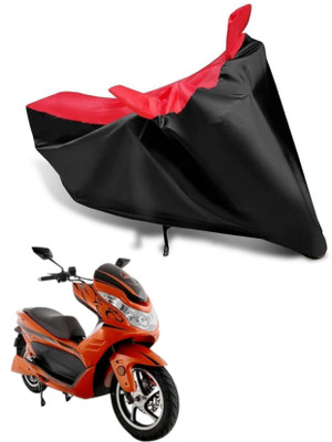 KEDIT Two Wheeler Cover for Okinawa(Cruiser, Red, Black)