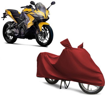 EGAL Waterproof Two Wheeler Cover for Bajaj(Pulsar SS400, Maroon)