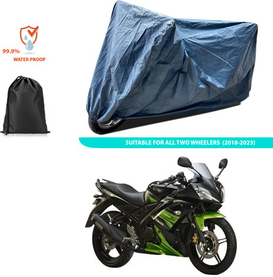 CODOKI Waterproof Two Wheeler Cover for Yamaha(YZF R15S, Blue)
