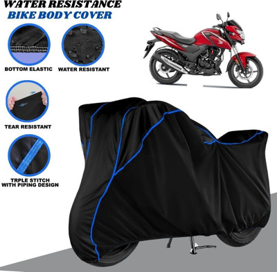 SRP PRODUCT Waterproof Two Wheeler Cover for Honda(SR 160, Black, Blue)