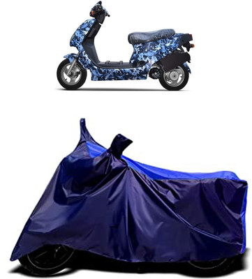 VESMEI Two Wheeler Cover for Hero(Electric AXLHE-20 BS6, Blue)