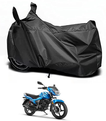 Auto Hub Waterproof Two Wheeler Cover for TVS(Victor GLX, Black)