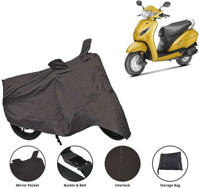 Lakshmina Enterprises Waterproof Two Wheeler Cover for Honda(Activa 3G, Black)