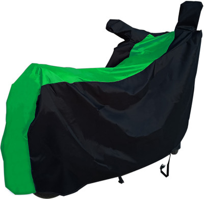 Kappihun Waterproof Two Wheeler Cover for Mahindra(Mojo, Green, Black)