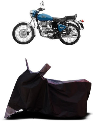 OliverX Waterproof Two Wheeler Cover for Royal Enfield(Electra Delux, Grey)
