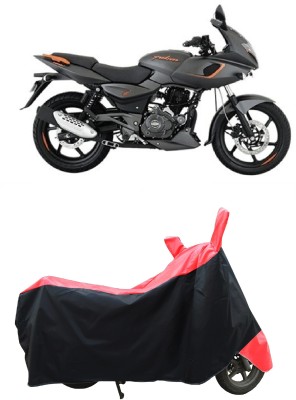 Coxtor Two Wheeler Cover for Bajaj(Pulsar 180F BS6, Red)