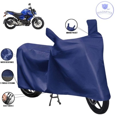 MADAFIYA Waterproof Two Wheeler Cover for Yamaha(FZ FI, Blue)