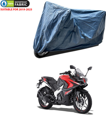 PAGORA Waterproof Two Wheeler Cover for Bajaj(Pulsar RS200 BS6, Blue)