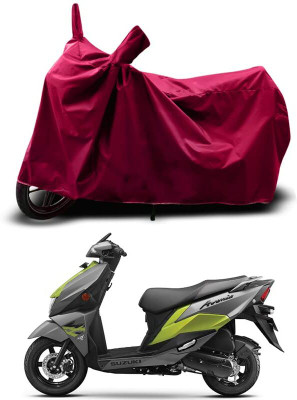 KEDIT Two Wheeler Cover for Suzuki(Avenis 125, Maroon)