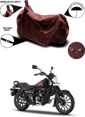 Genipap Waterproof Two Wheeler Cover for Bajaj(Avenger Street 220, Maroon)