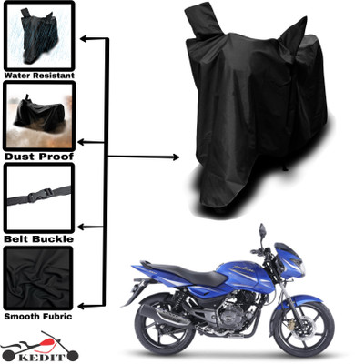 KEDIT Two Wheeler Cover for Universal For Bike(Pulsar, Black)