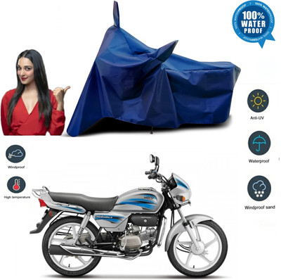 smwzxyu Waterproof Two Wheeler Cover for Hero(Splendor, Blue)