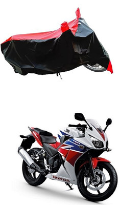 VESMEI Two Wheeler Cover for Honda(CBR300R BS6, Red)