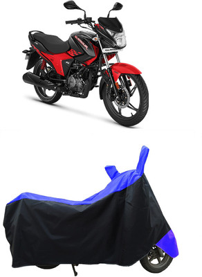 Coxtor Waterproof Two Wheeler Cover for Hero(New Glamour BS6, Blue)