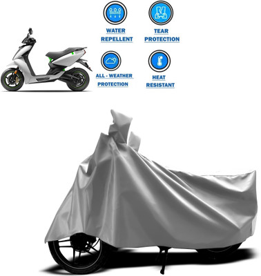 PAGORA Waterproof Two Wheeler Cover for Ather(Silver)