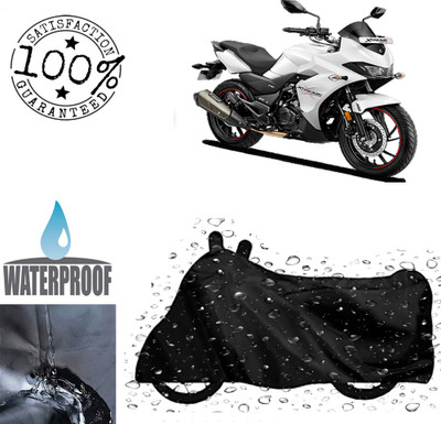 Autoinnovation Waterproof Two Wheeler Cover for Hero(Xtreme 200S, Black)