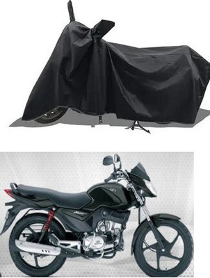 Tritika Waterproof Two Wheeler Cover for Mahindra(Stallio, Black)