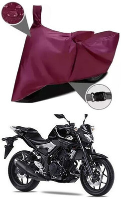 KEDIT Two Wheeler Cover for Yamaha(FZ-FI BS6, Maroon)