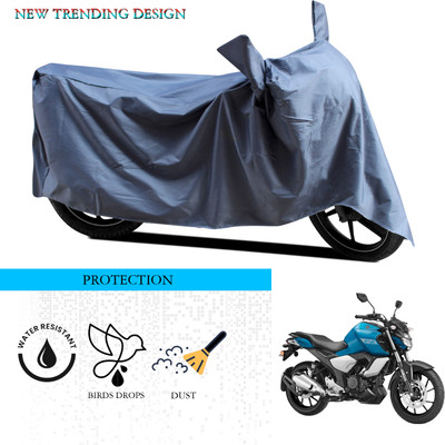 ANTHUB Waterproof Two Wheeler Cover for Yamaha(FZ FI, Grey)