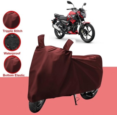 HWSXQAE Two Wheeler Cover for TVS(Raider, Maroon)