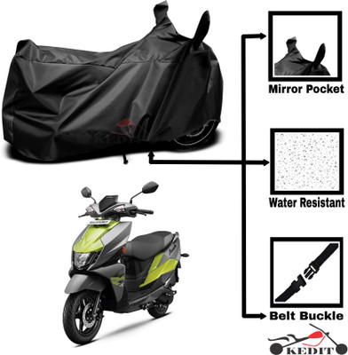 KEDIT Two Wheeler Cover for Universal For Bike(Avenis 125, Black)