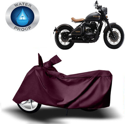 Autoinnovation Two Wheeler Cover for JAWA(Perak, Maroon)