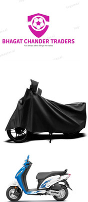 bhagat chander traders Waterproof Two Wheeler Cover for Honda(Activa i, Black)