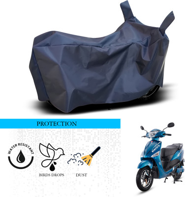 SnehaSales Waterproof Two Wheeler Cover for Hero(Electric Optima, Blue)