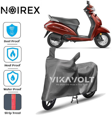 NOIREX Two Wheeler Cover for Honda(Activa 4G, Grey)