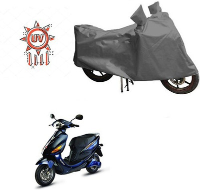 DeepShakshi AUTOMOTIVE Waterproof Two Wheeler Cover for Hero(Electric Cruz, Grey)