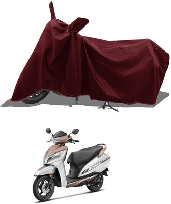 Mdstar Waterproof Two Wheeler Cover for Honda(Activa 5G, Maroon)