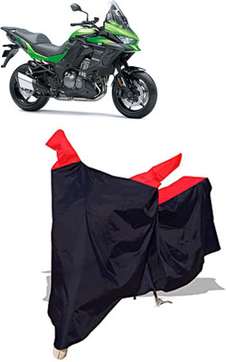 Amexride Two Wheeler Cover for Kawasaki(Versys 1000, Black)