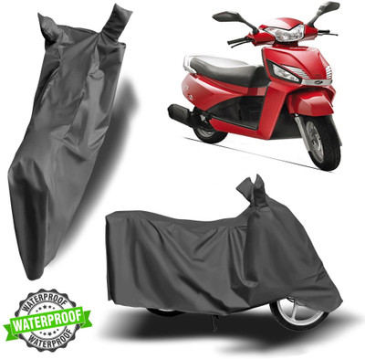 NG Auto Front Waterproof Two Wheeler Cover for Mahindra(Gusto 125, Grey)