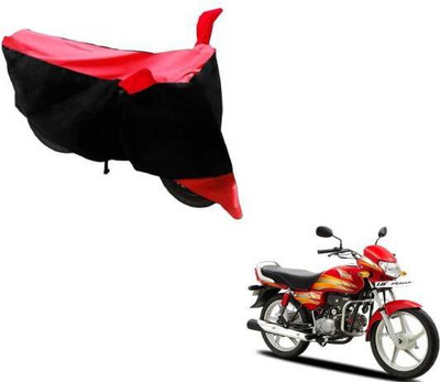 smwzxyu Waterproof Two Wheeler Cover for Hero(HF Deluxe, Red, Black)