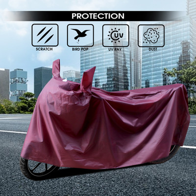 ANTHUB Waterproof Two Wheeler Cover for Royal Enfield(Bullet 350, Maroon)