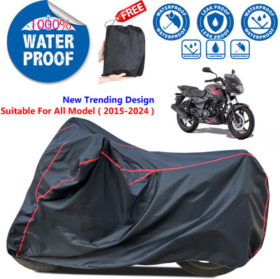 AutoGalaxy Waterproof Two Wheeler Cover for Bajaj(Pulsar 150, Black)
